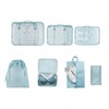 7 Piece Packing Cubes Set High Capacity Multifunction Foldable Luggage