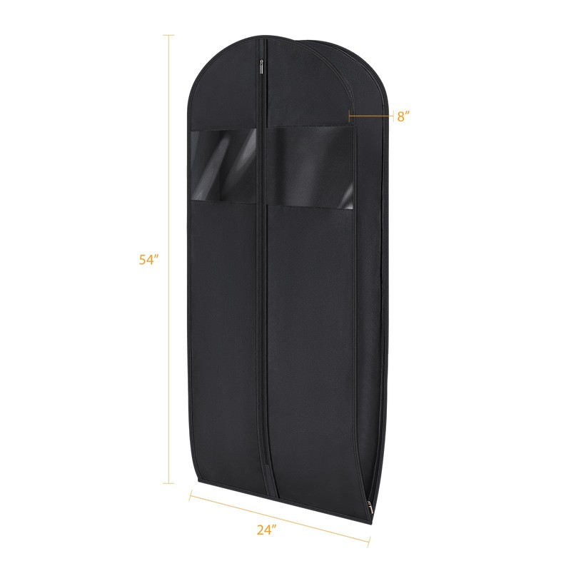 Syeeiex 54'' Space Saving Hanging Garment Bag with Self Compression