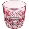 Kagami Crystal TPS736-2948-AC Pair Cold Sake Cups, Red, White, 4.2