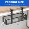 Beowanzk Under Desk Cable Management, Cable Management for Managing Plug