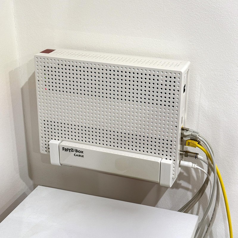 FritzBox 6690 Cable Wall Mount for AVM Fritz Box Cable