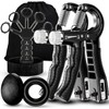 5 Pack Grip Strength Trainer with Finger Exerciser, Hand Grip
