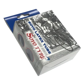 SOYO LATEX Tube, 27.6 x 1.1 - 1.2 inches (700 x 28 - 32 cm), Presta 1.7 inches (42 mm)