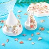 FASHEWELRY 48 Pcs Alloy Enamel Pendants Ocean Animals Starfish Conch