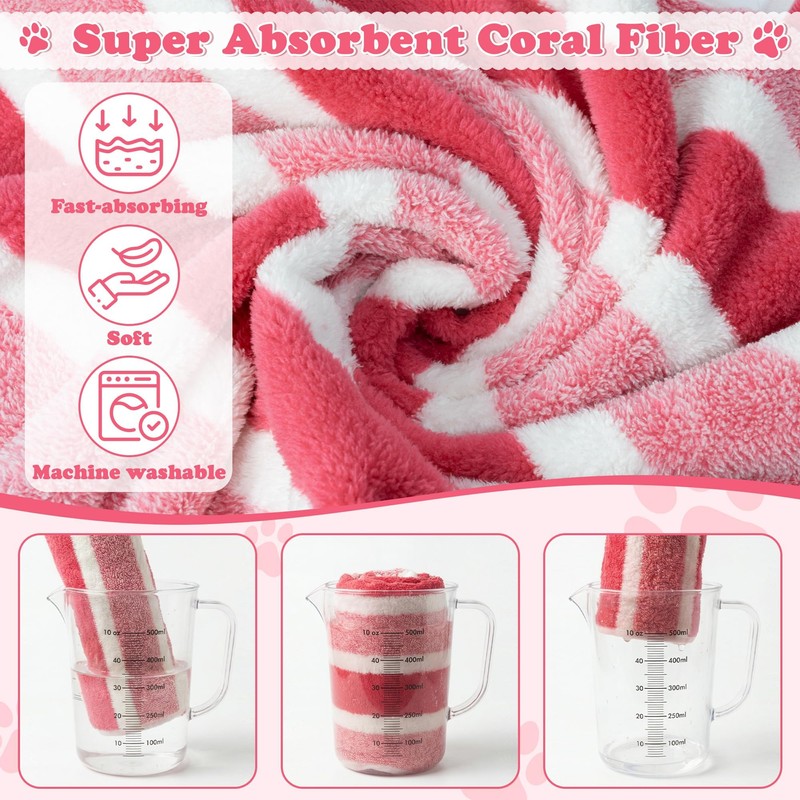 Quick Drying Dog Bathrobe - Super Absorbent Dog Bathrobe with