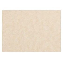 JAM PAPER Blank Flat Note Cards - 3 1/2 x 4 7/8 (Fits in 4bar A1 Envelopes) - Natural Parchment - 50/Pack