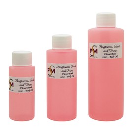 Flower Bomb Fragrance Oil - 3 Bottles 0.33 Fl Oz Glass Roll On (10ml)