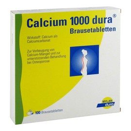 Calcium 1000 Dura Effervescent Tablets