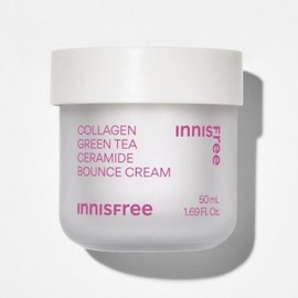 Innisfree 이니스프리 콜라겐 그린티 세라마이드 탄력장벽 크림 50m x 2개 Innisfree Collagen Green Tea Ceramide Elastic Barrier Cream 50ml x 2 Pieces