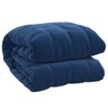 vidaXL Weighted Sleep Blanket in Blue - 13.2 lbs, Brushed