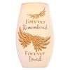 Stony Creek Forever Remembered Forever Loved Sympathy Lighted Vase 7""