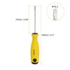sourcing map 2pcs SL3 Flat Head Screwdriver 6.3" Magnetic Slotted