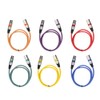 Six Colors Set 1M PVC Thick Zinc Alloy Plug Copper