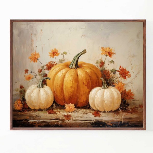 Pumpkin Print, Pumpkin Fall Prints, Fall Wall Art, Fall Party