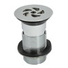 TC Bathroom Flush Grated Basin Waste Slotted Tail 1 1/4"