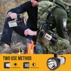 Vanvale Rechargeable Searchlight Handheld LED Tactical Flashlight with Handle Spotlight