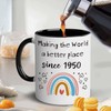 1950 75th Birthday Gifts for Women Men 75th Coffee Mugs
