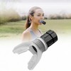 Breathing Training Device for Lung Capacity & Diaphragm Strengthening - Pilates Aid Training Equipment Black/1pc 5ea