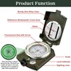 Compasses，Hiking Compass for Survival with ，Waterproof Durable and Pocket-SizedTactical Survival