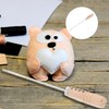 Angoily Stuffing Tool, Cotton Fillings Plug Awl with Wooden Handle