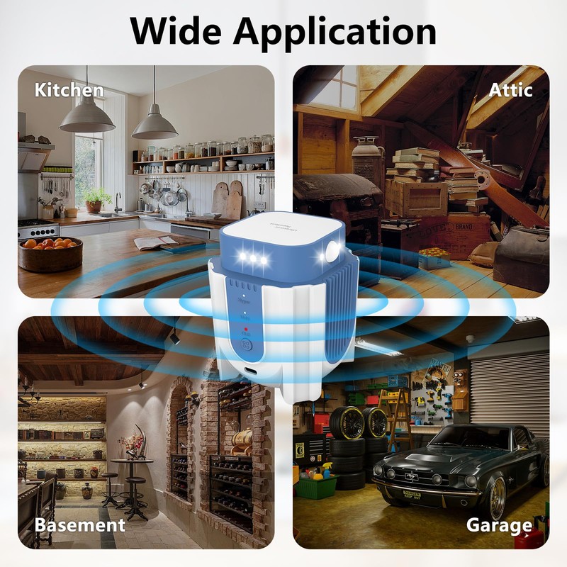 Endbug Ultrasonic Pest Repeller Indoor, Upgraded Rodent Repellent Indoor with