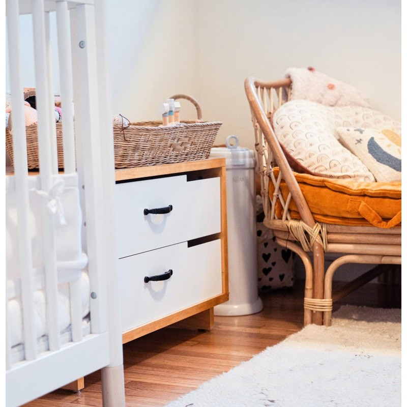 HESTIA HARDWARE 3 Pack | Black Matte Arched Cabinet Handles