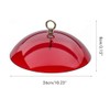 Outdoor Baffle for Bird Feeder Clear Bird Feeder Protective Dome