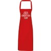 Hippowarehouse Crazy Christmas lady Apron kitchen cooking painting DIY onesize