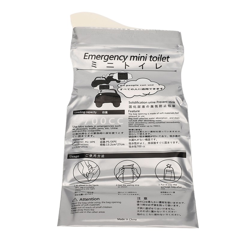 10pcs Urine Bags Disposable Portable Vehicle Emergency Vomiting Camping Pee