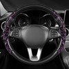 Premium Forged Carbon Fibre Steering Wheel Cover, Universal Fit for