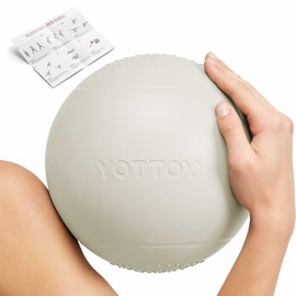 YOTTOY Small Exercise Ball，9-inch Pilates Ball with Anti-Burst Technology for Stability, Ideal for Yoga, Pilates, Physical Therapy & Home Workouts