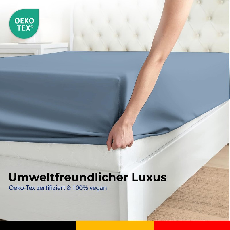 UNIVERSEL Cotton & Jersey Fitted Sheet - Premium Comfort in