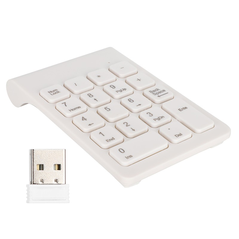 Mini Keyboard Wireless Numeric Keypad 2.4G USB Ergonomic Lightweight PC