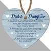 Laser Cut Father's Day Heart Plaque - Celebrate Dad &