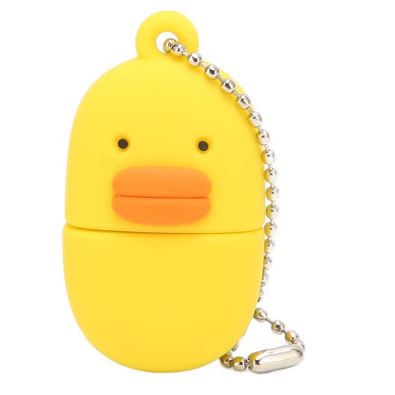 Cartoon Flash Drive Cute Yellow Duck Shape Anti Electromagnetic Interference