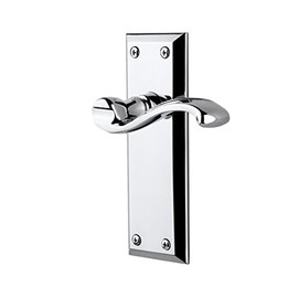 Grandeur 821305, Privacy-2.375", Bright Chrome Fifth Avenue Plate with Portofino Lever