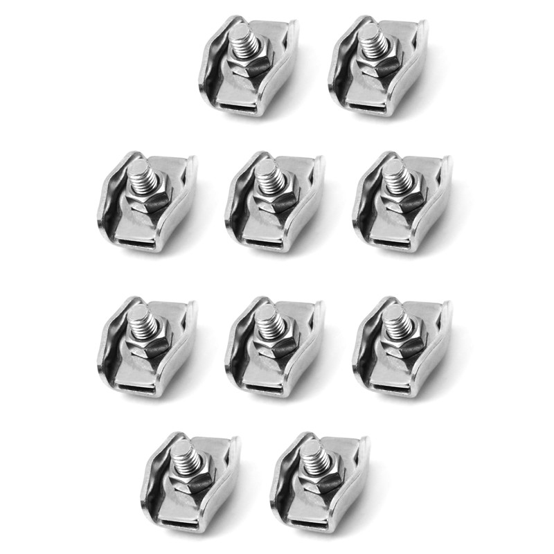 Design61 10 x Simplex Clamps Simplex Rope Clamps 4 mm