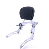 JMei Sissy Bar Backrest with Luggage Rack For Kawasaki Vulcan