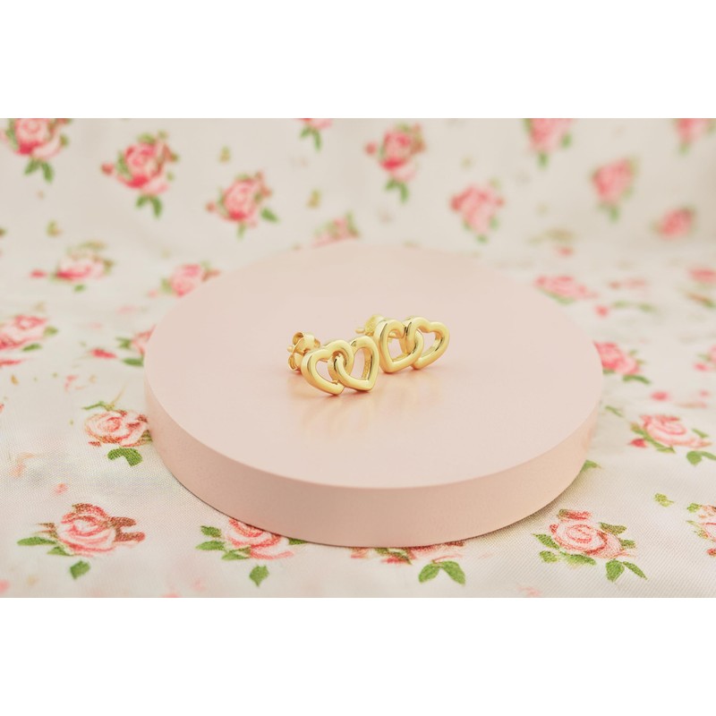 SOFIA MILANI - Women's Earrings 925 Silver - Gold Plated