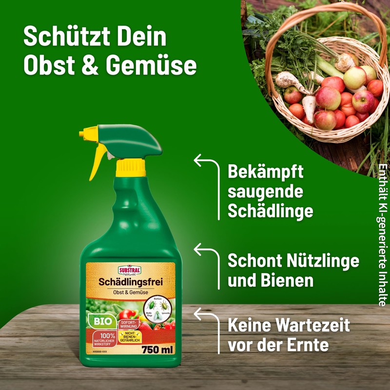 Naturen & Schädlingsfrei Fruit Veg - 750 ml