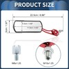 INFINAUTO Motorcycle Rear View Mirrors Bar End Side Mirrors Mount