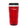 THERMOcafe by Thermos Double Wall Stainless Steel Inner, Plastic Outer Travel Tumbler, 470ml, Red, THM2RAUS