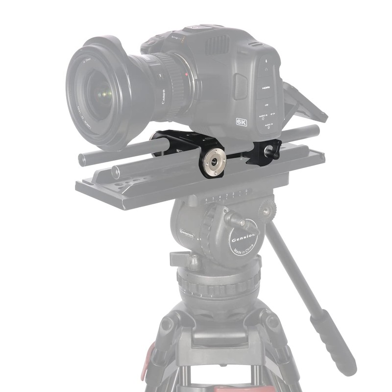 NICEYRIG Camera Base Plate with 15 mm Rod Clamp Style