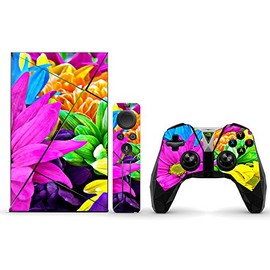 MightySkins Skin Compatible with NVIDIA Shield TV wrap Cover Sticker Skins Colorful Flowers