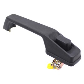 MOTOKU Pair Front Exterior Door Handles Black for Jeep Wagoneer 1984-1990 Comanche 1986-1992 Cherokee 1984-1996 Outer Outside Left Driver and Right Passenger Side