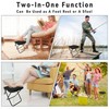 ZHABAYEN Portable Camping Stool, Foldable Outdoor Camping Foot Stool