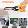 PLATATO Upgraded Version 7-Blade Duct Crimping Tool Sheet Metal Crimper