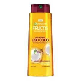 Garnier Shampoo Garnier Fructis Reparación de aceite Coco en tubo depresible de 650mL por 1 unidad