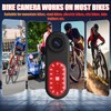 BEUDUOQI Bike Camera with Tail Light APP Control 1080P 140°