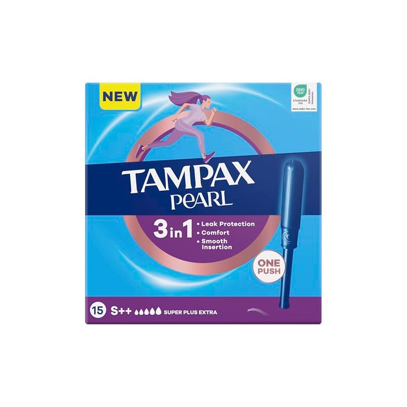 Tampax Pearl Super Extra Plus Tampons with Applicator (Pack of